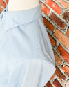 Vintage 80s Light Blue CHUTE #1 Long Sleeve Snap Button Western Shirt - M