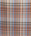Men's Vintage Silver Spur Blue & Brown Plaid Long Sleeve Snap Button Western Shirt - 15-33