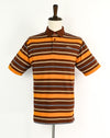Brown & Orange Striped OSIRIS SHOES Skate Polo - XL