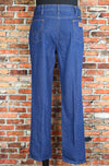 Vintage 70s/80s Dark Blue WRANGLER Denim Jeans - 38 X 32