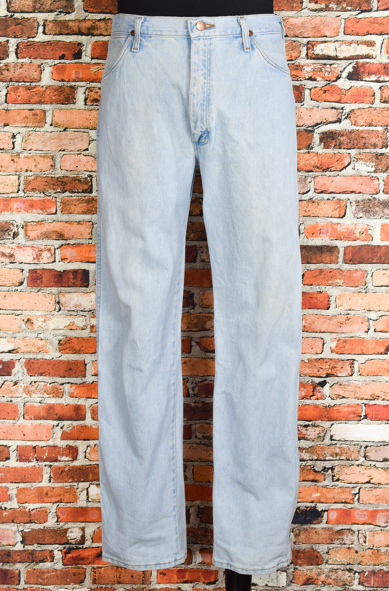 Vintage 70s/80s Light Wash WRANGLER Denim Jeans - 35 X 34