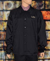Lifted Research Group LRG Black Nylon Snap Button Windbreaker- 2X-Large