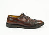 Vintage 50s/60s Brown BOSTONIANS Leather Brogue Wingtip Oxford Dress Shoes - 9-1/2