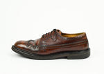 Vintage 50s/60s Brown BOSTONIANS Leather Brogue Wingtip Oxford Dress Shoes - 9-1/2