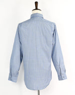 Vintage Blue & Yellow Striped RIVERSIDE Permanent Press Long Sleeve Button Up Shirt - L