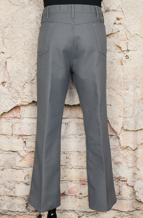Vintage 70s Grey WRANGLER Polyester Dress Pants - 40 X 30