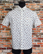 White Feather Design BEN SHERMAN Short Sleeve Button Up Shirt - XL