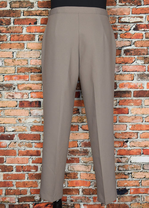 Vintage 80s Brownish-Grey BEND OVER Polyester Dress Pants - 18w
