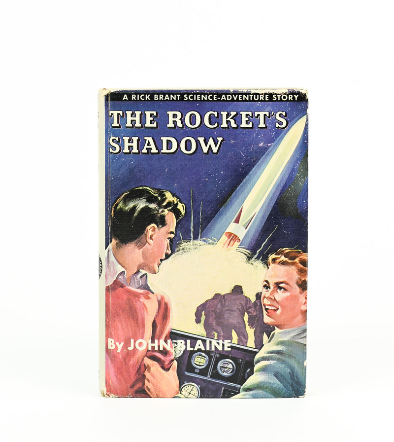 1947 Edition - #1 THE ROCKET'S SHADOW: Rick Brant Science-Adventure Story - John Blaine - Hardback Book