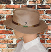 Brown SANTANA BY CARLOS SANTANA Fedora Style Wide Brim Hat - XL