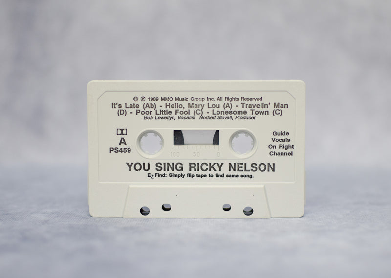 1989 ポケット ソング: ユー シング ザ ヒッツ - ユー シング リッキー ネルソン - カラオケ テープ カセット