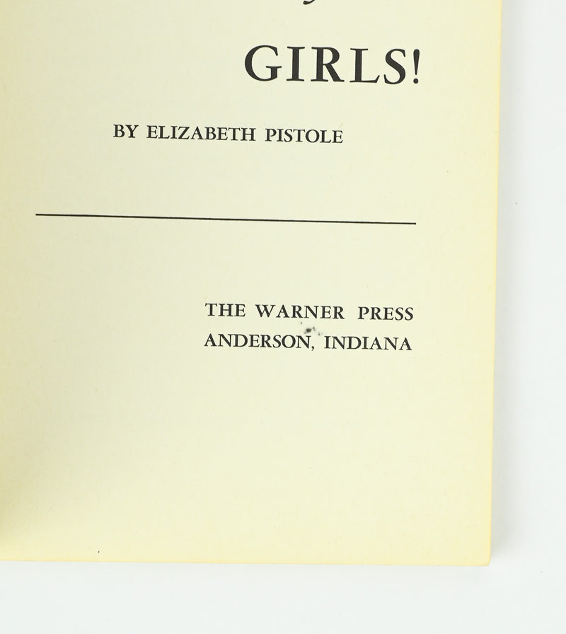 RARE 1960 Edition - CONFIDENTIALLY, GIRLS! - Elizabeth Pistole - Paperback Book