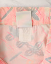 Vintage 80's Pink & Gray Floral SURF GEAR Hawaiian Shirt - XL