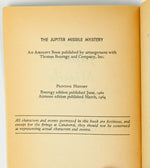 1964 Edition - THE JUPITER MISSILE MYSTERY - Elizabeth Beatty - Paperback Book