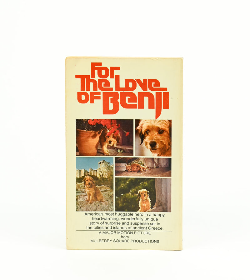 1977 Edition - FOR THE LOVE OF BENJI - I.F. Love - Paperback Book