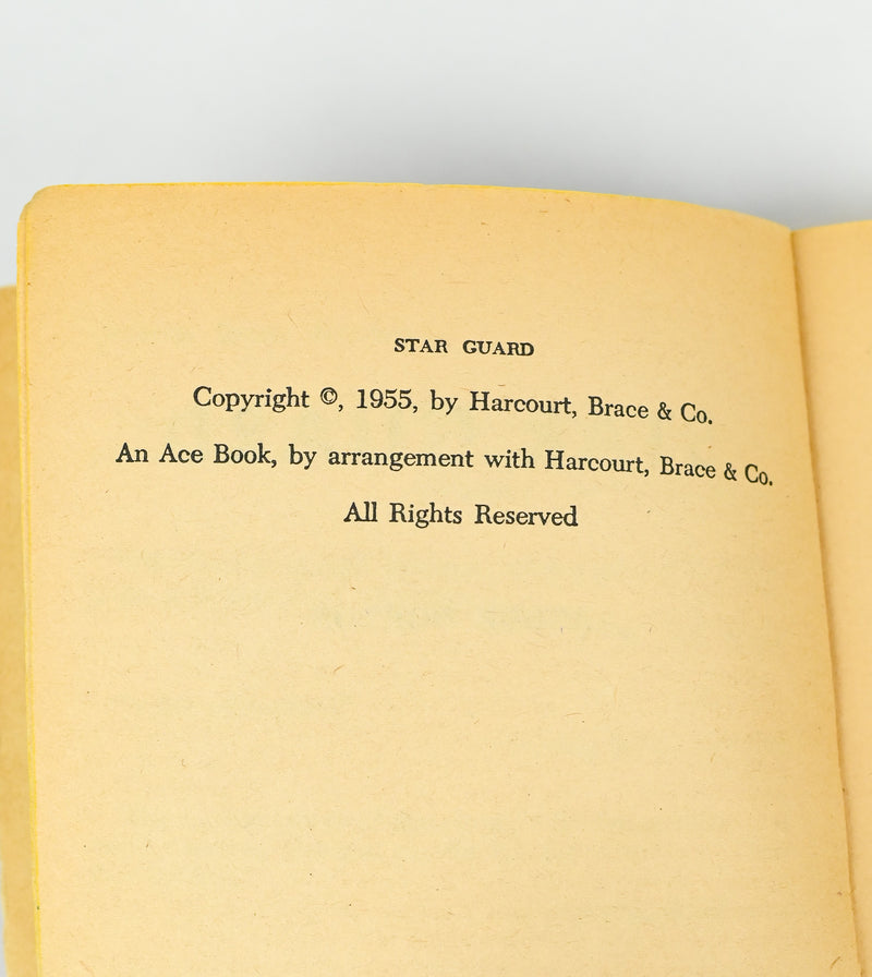 1961 2nd Printing - STAR GUARD - Andre Norton - Paperback Sci-fi Book