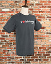 Bluish Grey I LOVE HISTORY Short Sleeve T-Shirt - L
