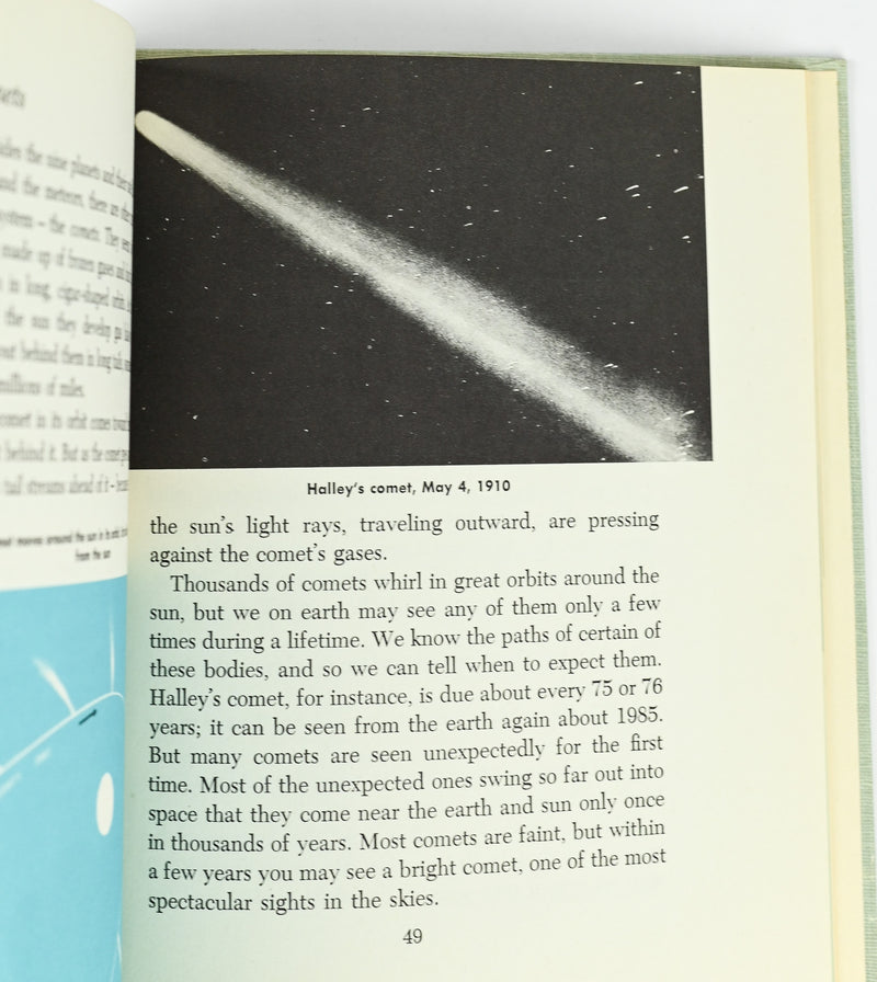 1959 4th Printing - THE FIRST BOOK OF ASTRONOMY - Vivian Grey -  Franklin Watts Hardback Book