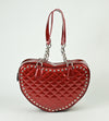 NIB - LUX DE VILLE - Red Rum Sparkle - Tainted Love Tote Bag