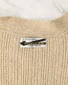 Vintage 70s/80s Beige PURITAN Knit Cardigan Sweater Vest - XL