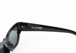 NIB - LUX DE VILLE - Black Gloss Injection Mold Frame w/ Black Smoke Lens - SIMONE Sunglasses