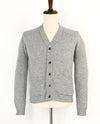 Vintage 70s/80s Grey Knit Acrylic Cardigan Sweater