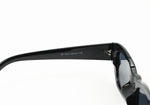 NIB - LUX DE VILLE - Black Gloss Injection Mold Frame w/ Black Smoke Lens - SIMONE Sunglasses