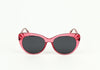 NIB - LUX DE VILLE - Rose Crystal Acetate Frame w/ Black Smoke Lens - LULU Sunglasses