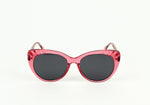 NIB - LUX DE VILLE - Rose Crystal Acetate Frame w/ Black Smoke Lens - LULU Sunglasses