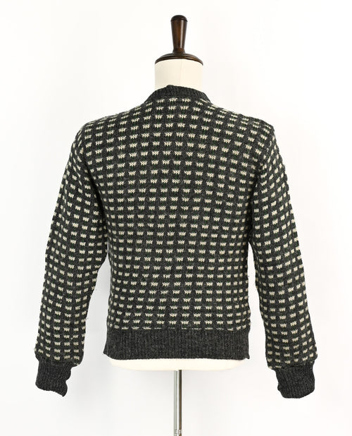 メンズ Vintage Petersen &amp; Dekke Product of Norway グレー/タン プルオーバー セーター - 14