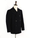 Vintage 1973 Blue Black PEMBROKE INC. Wool Military Peacoat - 36R