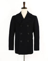 Vintage 1973 Blue Black PEMBROKE INC. Wool Military Peacoat - 36R
