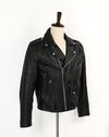 Vintage Black Leather WILSONS "The Leather Experts" Heavy Biker Jacket - L