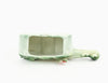 Vintage 50s/60s Green & White Ceramic Indoor Stand Up Bass Guitar Planter