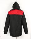 Vintage Black & Red SNOW-SHIELD by SAMCO Coat w/ Detachable Hood