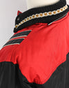 Vintage Black & Red SNOW-SHIELD by SAMCO Coat w/ Detachable Hood