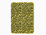 Yellow & Black Leopard Print Clipboard