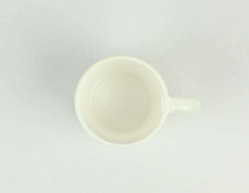 Vintage White "I LOVE GRANDPA" Coffee Milk Glass Mug