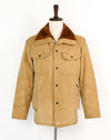 Vintage 70s Tan Suede & Brown Faux Fur TOWNCRAFT JCPENNY Lined Snap Button Coat - M