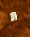 Vintage 70s Tan Suede & Brown Faux Fur TOWNCRAFT JCPENNY Lined Snap Button Coat - M