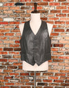 Vintage Grey Leather PIONEER WEAR Leather Vest - 40
