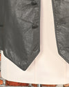 Vintage Grey Leather PIONEER WEAR Leather Vest - 40