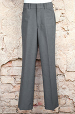 Vintage 60s/70s Grey FARAH Wide Leg Polyester Dress Pants