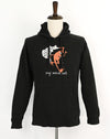 RARE Vintage Black TOY MACHINE "Our Own World" Orange Monster Skate Hoodie - M