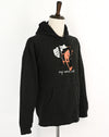 RARE Vintage Black TOY MACHINE "Our Own World" Orange Monster Skate Hoodie - M