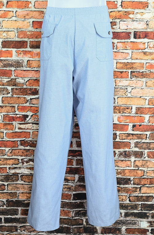 Vintage 80s Blue PURITAN Cotton Polyester Pants - 36 X 32