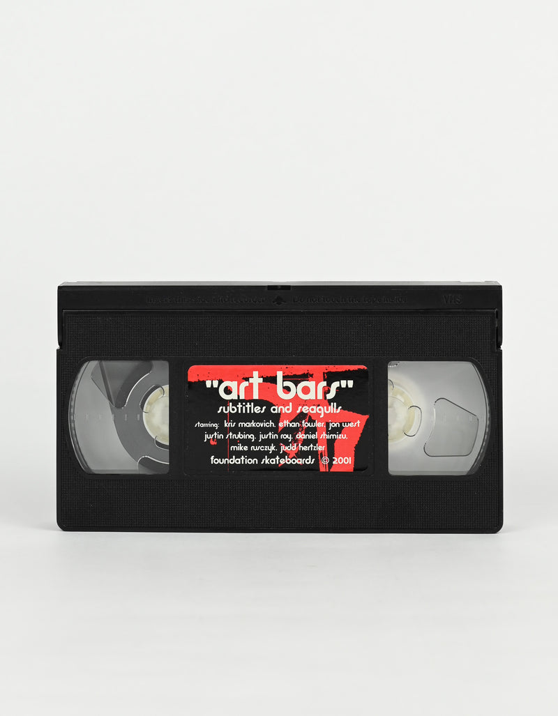 2001 Foundation Skateboards - "Art Bars" Subtitles and Seagulls VHS