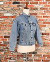 Vintage 90s Light Wash LEVI STRAUSS & CO. Red Tag Denim Jean Jacket - M