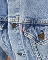 Vintage 90s Light Wash LEVI STRAUSS & CO. Red Tag Denim Jean Jacket - M