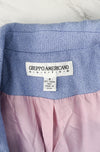 Vintage 80s/90s Periwinkle Wool GRUPPO AMERICANO Skirt Suit Set - 8